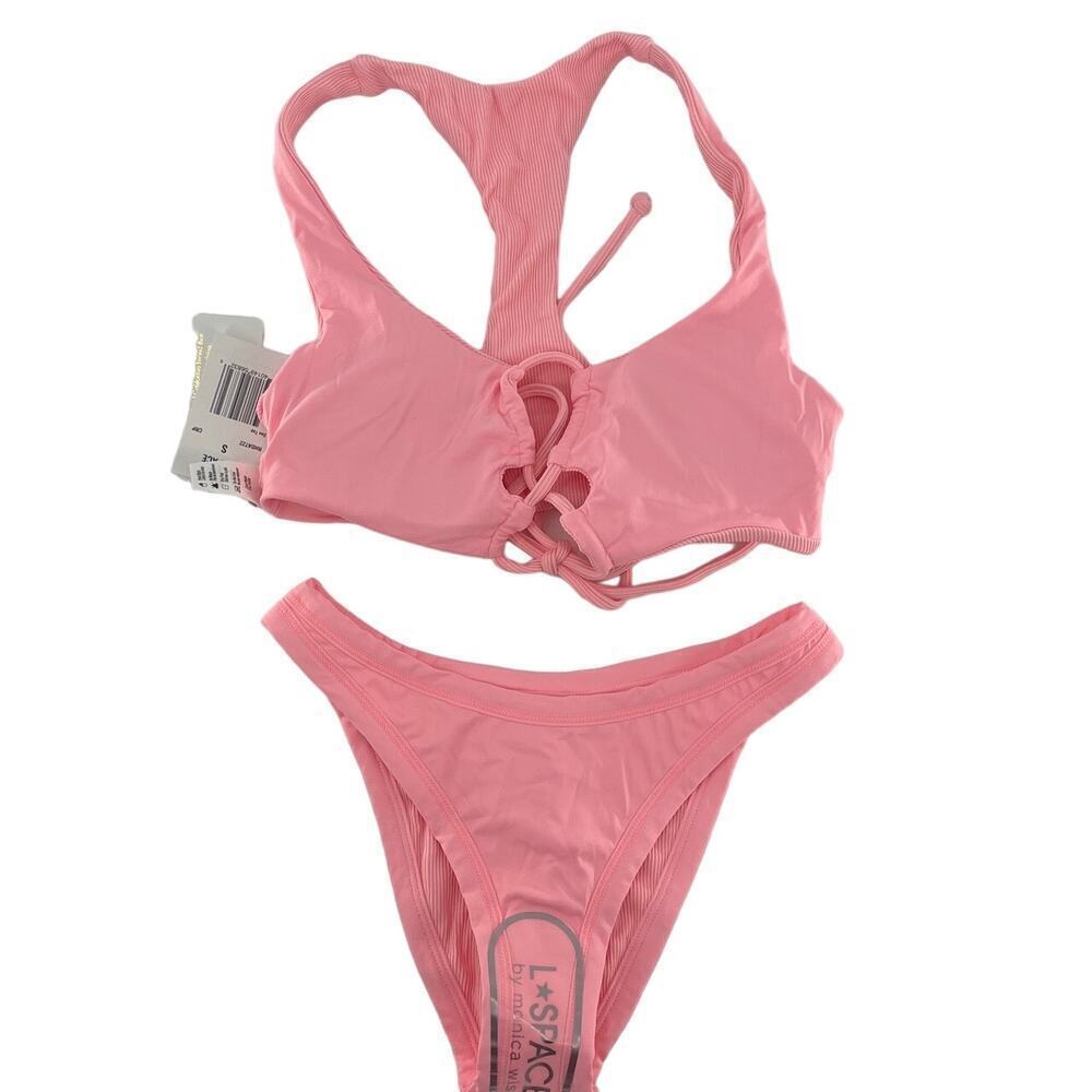 L*Space SET Dax Bikini Top And Foley Bottom Bitsy  Small - Picture 6 of 10